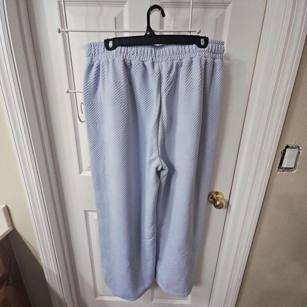 Simply Southern Women's XL Textured Wide Leg Pants w/ Pearl and Rhinestone Trim - Picture 6 of 8